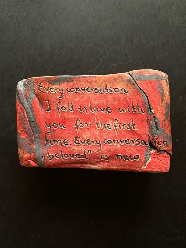 Ceramic token: Beloved