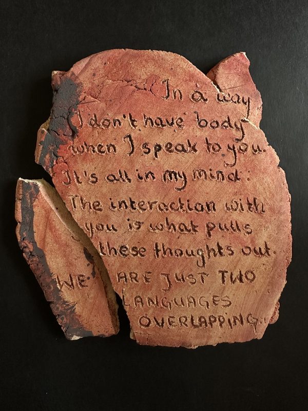 Ceramic token: Two Languages Overlapping